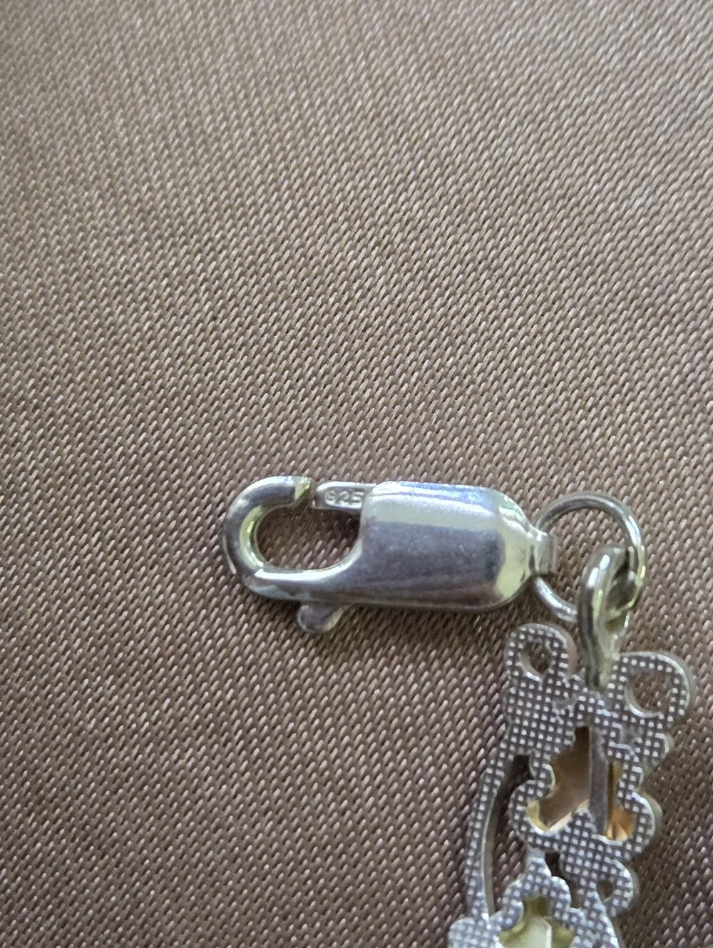 Black Hills Gold 12k Sterling Tri-Color Bracelet - Picture 9 of 10